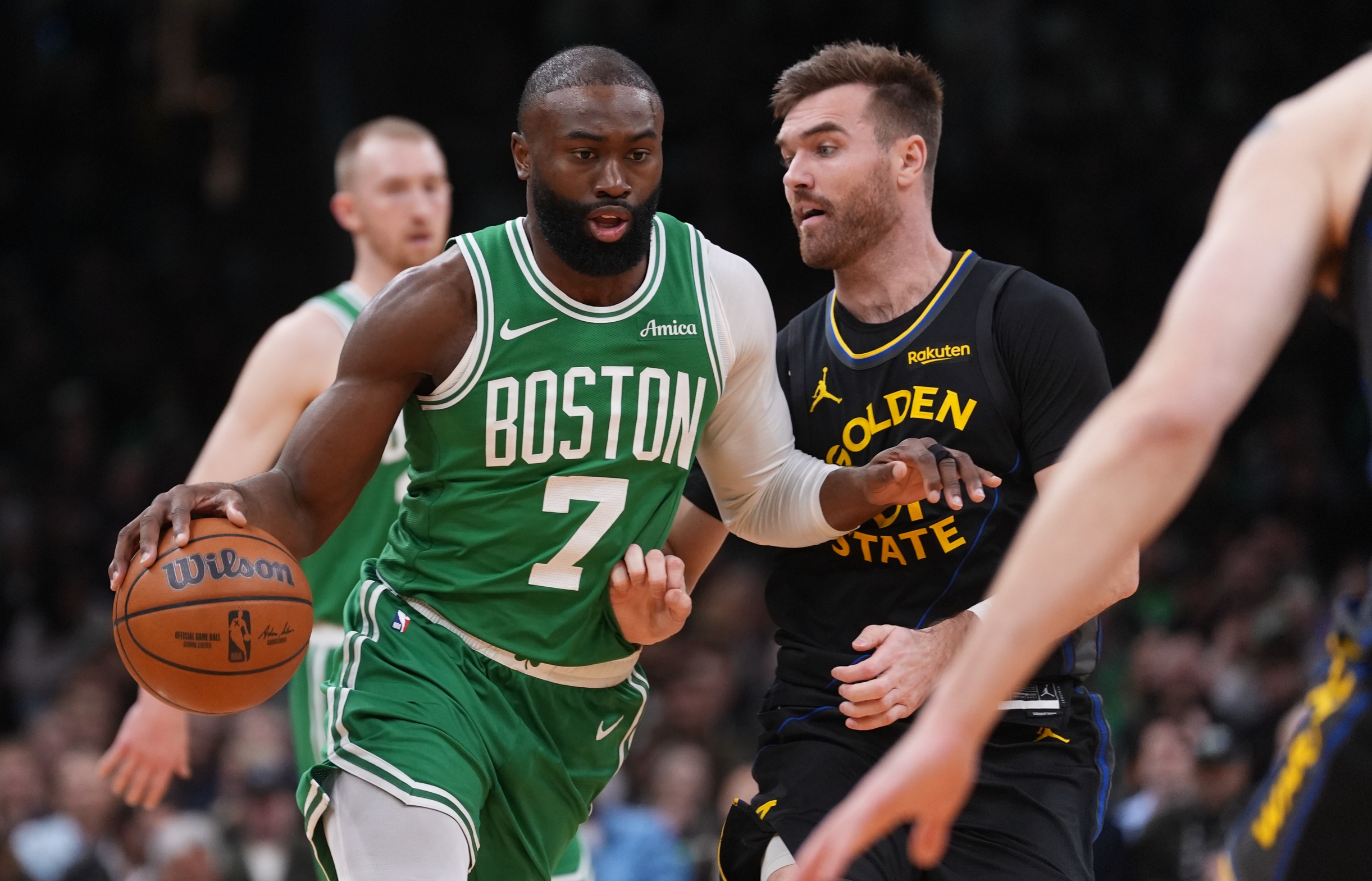 Simone's Six: Jaylen Brown's patience, Jayson Tatum's rhythm, and reacting to defense in Celtics-Warriors